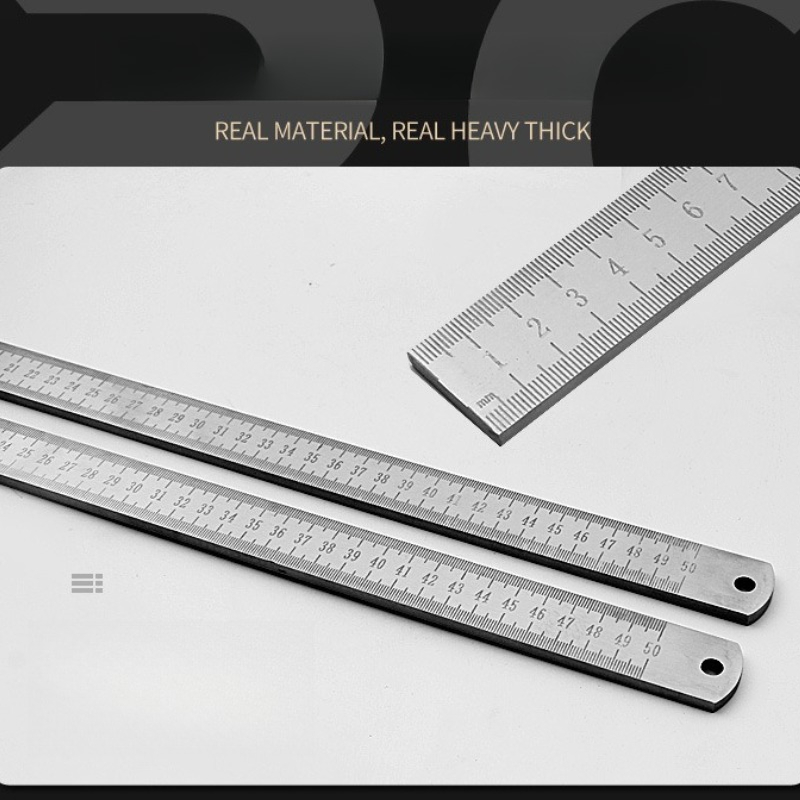 Workshop Tools Safety - Règle en acier inoxydable de 5