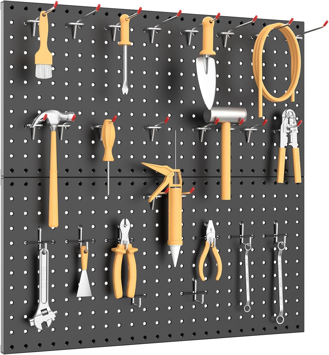 Workshop Tools Board - Lot de 2 panneaux perforés métalliques
