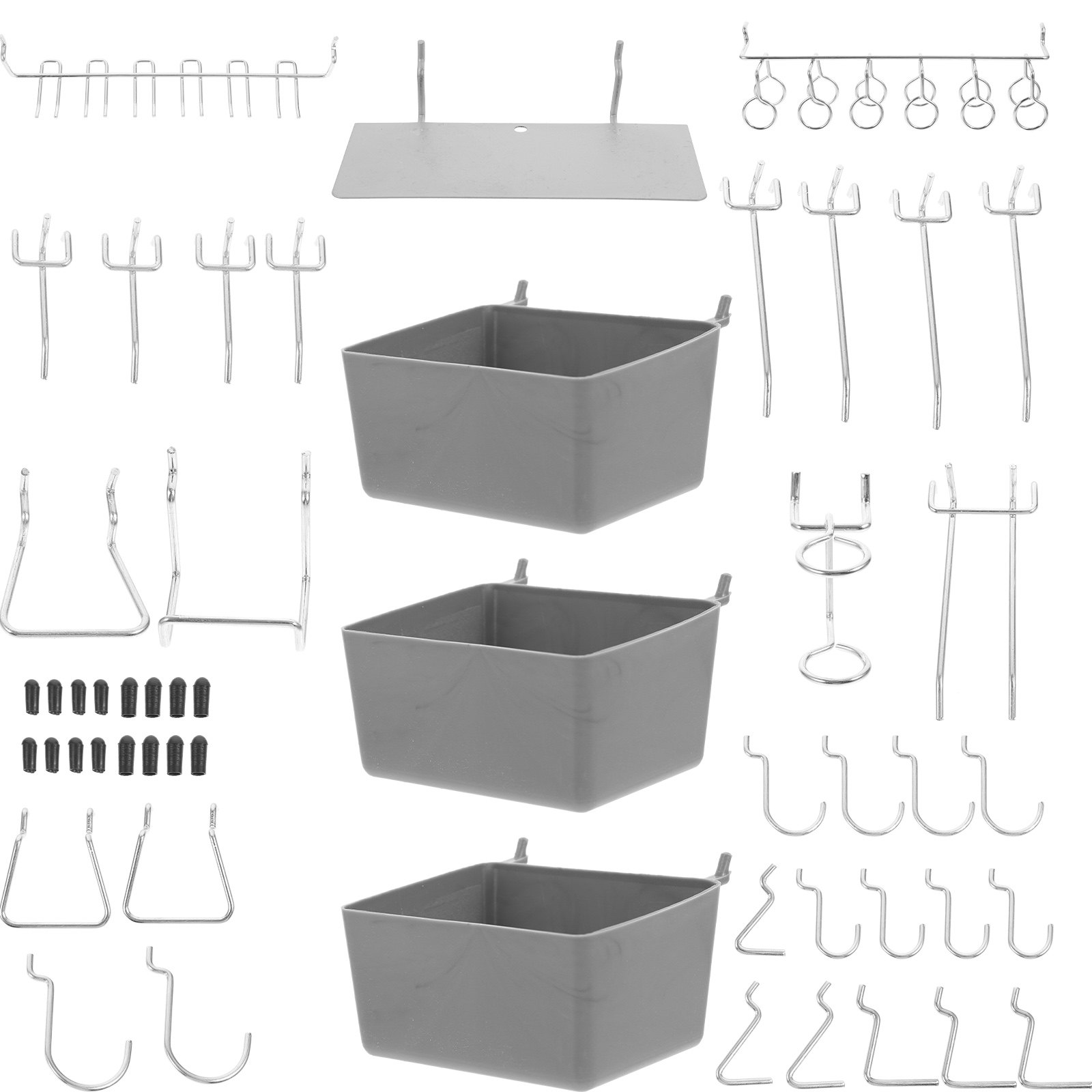 Workshop Tools Organizer - Kit de 140 crochets métalliques robustes