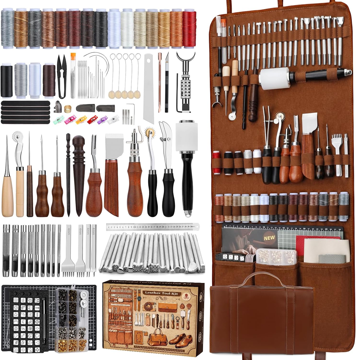 Tools Work - Kit de travail du cuir, outils