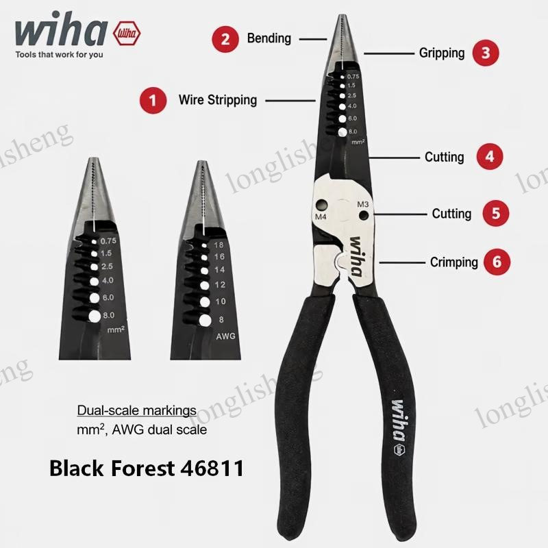 Pince à bec effilé Wiha 46811  - Tools Vn avis et prix