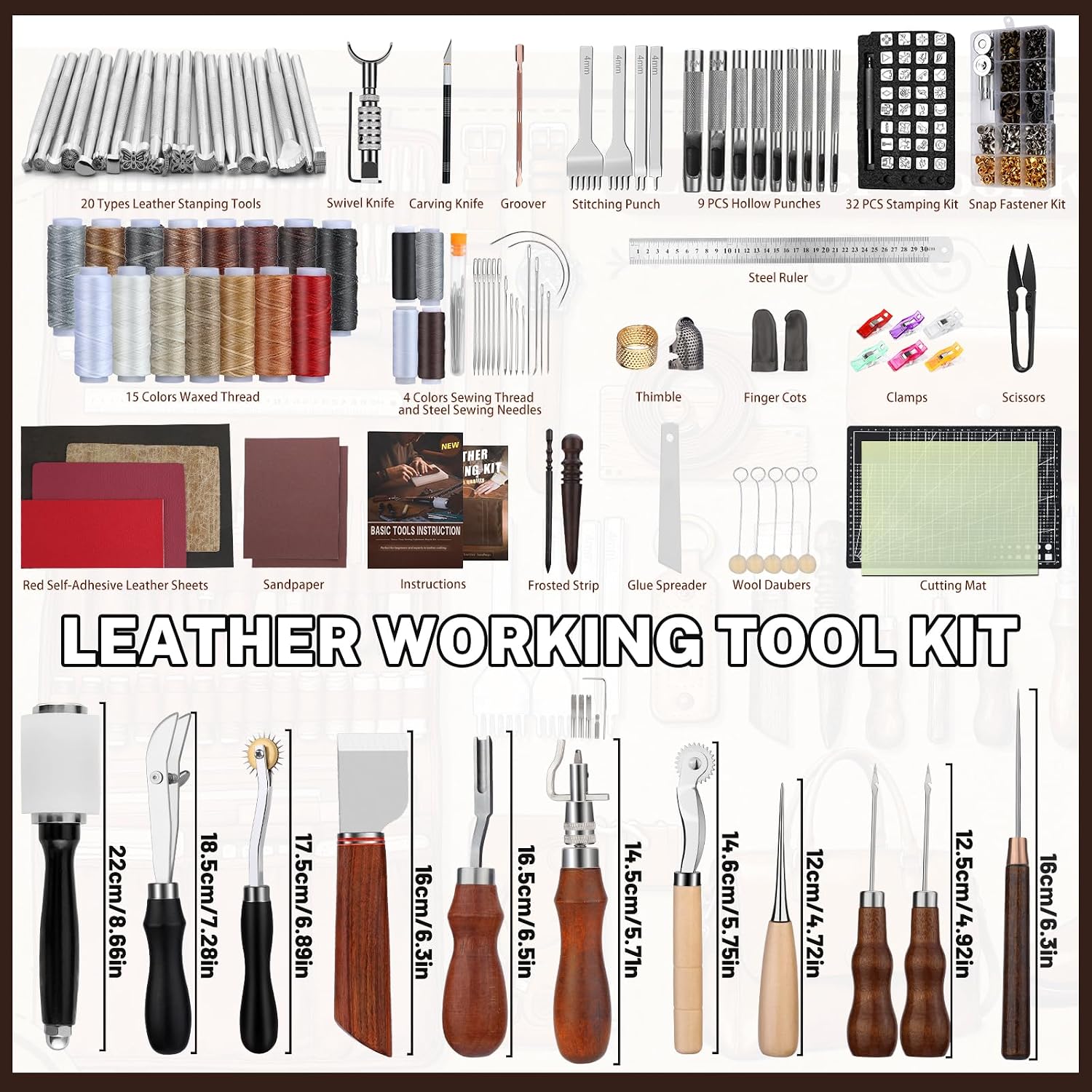 Kit de travail du cuir, outils - Tools Work avis et prix