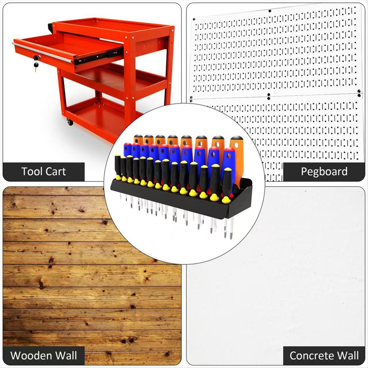 Support mural pour tournevis S - Workshop Tools Store avis et prix